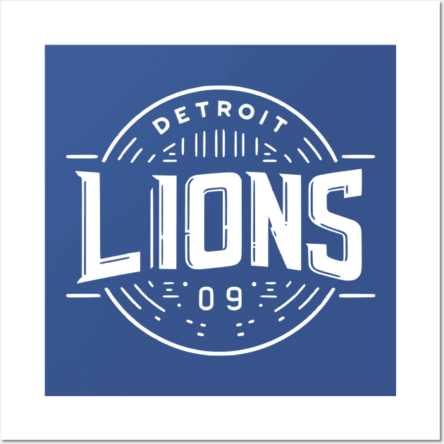 detroit lions Wall Art by AOAOCreation
